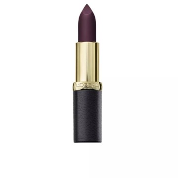 L’Oréal Paris Make-Up Designer Color Riche Matte Lipstick - 473 Obsidian - Paars - Verzorgende Matte Lippenstift verrijkt met