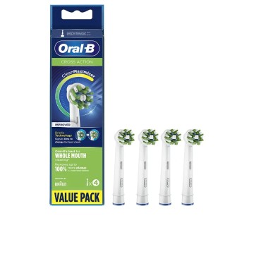 Oral-B CrossAction Opzetborstel Met CleanMaximiser-technologie, Verpakking Van 4 Stuks