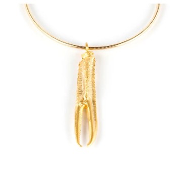 TUENT ELASTIC necklace shiny gold 1 u